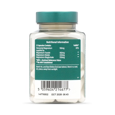 Magneziu Complex 60 capsule Holland and Barrett - Img 2