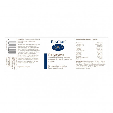 Polyzyme 30 capsule, BioCare - Img 2