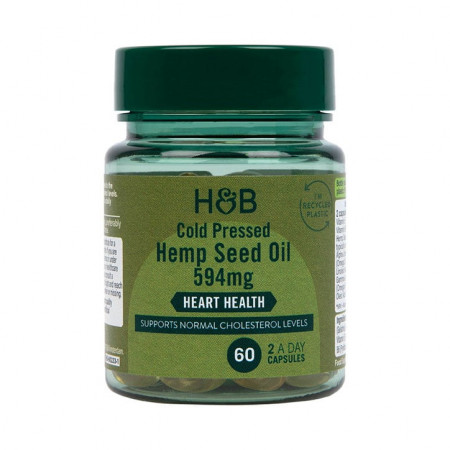 Ulei din semințe de canepa, H&amp;B, 60 capsule