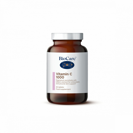 Vitamian C cu Magneziu și extract de Afine 30 cpr, BioCare