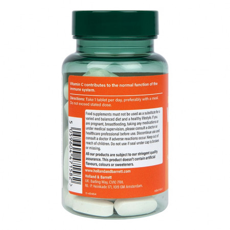 Vitamina C 1000mg 60 tablete Holland and Barrett - Img 5