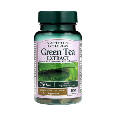 H&B Extract de Ceai Verde 750mg, 100 tablete
