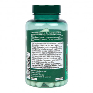 H&B Saw palmetto (Fructe de Palmier Pitic) cu Zinc 60 capsule - Img 7