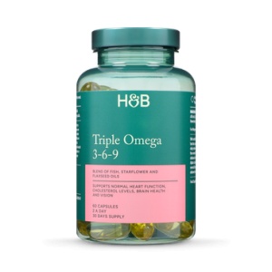H&B Triple Omega 3-6-9 concentrat 60 capsule