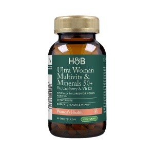 HB UltraWoman 50+ Formulă Multivitaminică Completă pentru Femei 90 tablete, Holland and Barrett