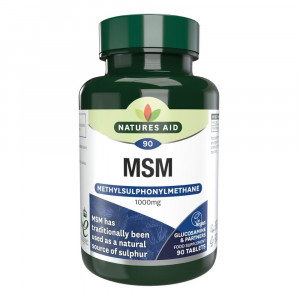 NaturesAid MSM 1000mg 90 tablete