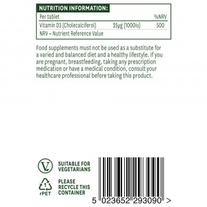 natures aid vitamina d3 contine