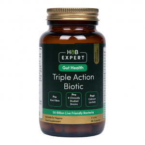 H&B Expert Pre- Pro și Post Biotice (Triple Action Biotic) Formula 60cps