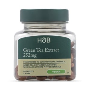 H&B Extract de Ceai Verde 252mg 90 tablete