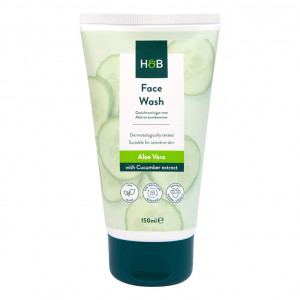 H&B Face Wash with Aloe Vera and Cucumber 150ml