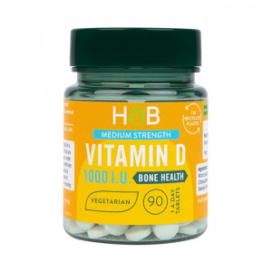 H&B Vitamina D3 25μg 90 comprimate