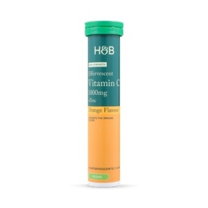 HB Vitamina C + Zinc 20 tablete efervescente cu armoă de portocale, Holland and Barrett - Img 2