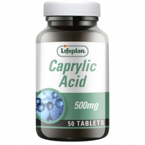 LifePlan Caprylic Acid 500mg 50 tablete