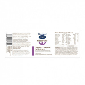 MultiVit Formula Completa Pentru Copii 75g pulbere, BioCare - Img 3