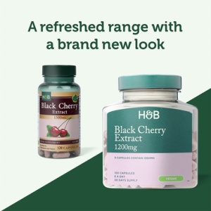 H&B Cirese Negre (Black Cherry) Extract 120 capsule - Img 4