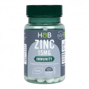 H&B Zinc (Gluconat de Zinc) 15 mg 120cpr