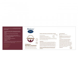 Red Berry BioMelts Probiotic pentru Copii pulbere 120g, BioCare