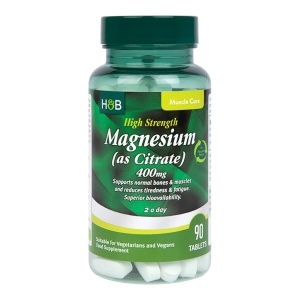 H&B Citrat de Magneziu 200mg 90 Tablete