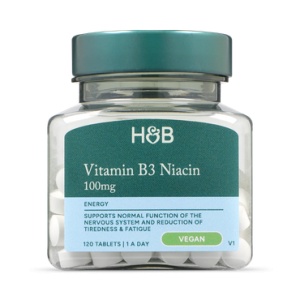 H&B Niacina (Vitamina B3) 120 tablete