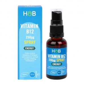 H&B Vitamina B12 (Metilcobalamina) Spray 250ug 30ml