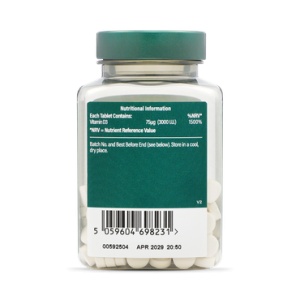 H&B Vitamina D 3000I.U. 75ug 120 tablete - Img 2
