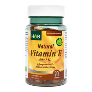 H&B Vitamina E naturală 400 I.U. 90 capsule