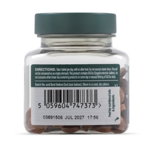 H&B Extract de Ceai Verde 252mg 90 tablete - Img 2