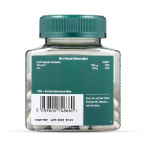 H&B Fier Bisglicinat (Gentle Iron) 20mg 90 capsule - Img 2