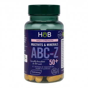 H&B Multivitamine și minerale ABC 50+ 60cpr