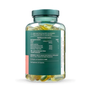 H&B Omega 3 Ulei de peste 1200 mg 120 capsule - Img 2