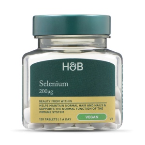 H&B Seleniu 200μg 120 comprimate