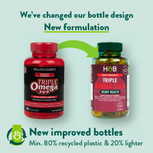 H&B Triple Omega 3-6-9 concentrat 60 capsule ambalaj