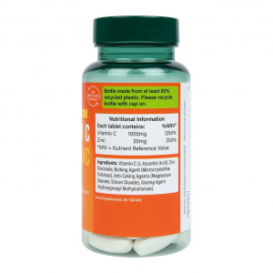 H&B Vitamina C si Zinc 60 contine