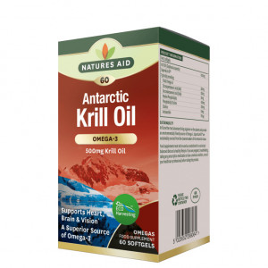 NatuesAid Antarctic Krill Oil Superba 500mg 60 capsule