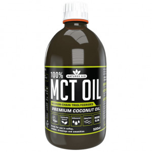 NaturesAid 100% MCT Oil 500ml
