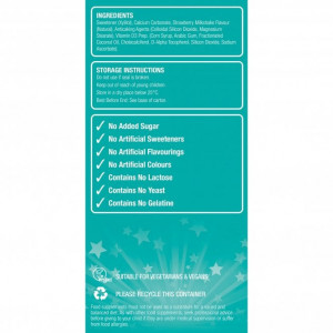 Suport Osos pentru Copii / Super Stars Bone Support 60tab masticabile, Natures Aid - Img 3