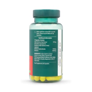 Berberine 60 capsule Holland and Barrett - Img 2