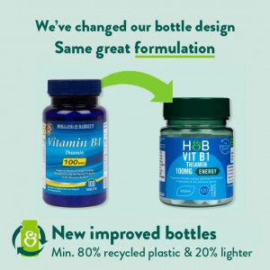 H&B Tiamina (Vitamina B1) 100mg nou