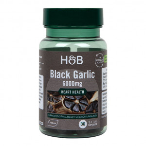 H&B Usturoi negru (fermentat) 6000mg 30 capsule