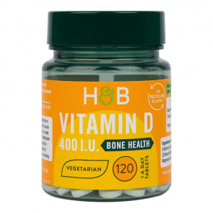 H&B Vitamina D3 10μg 120 comprimate