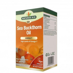 NatuesAid Ulei de Cătină (Sea Buckthorn Oil) 500mg 60 capsule