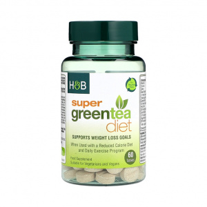 Super dieta cu ceai verde, 60 de tablete Holland and Barrett