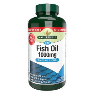 NaturesAid Omega 3 Fish Oil 1000mg 240 capsule