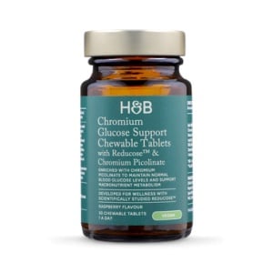 Tablete Masticabile pentru Echilibrul Glicemic cu Crom Picolinat cu Reducose® de la Holland & Barrett