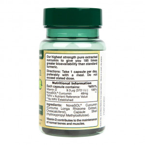 Holland & Barrett High Strength Curcumin ingrediente