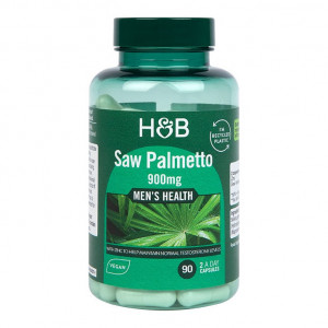 H&B Saw palmetto (Fructe de Palmier Pitic) cu Zinc 60 capsule - Img 5