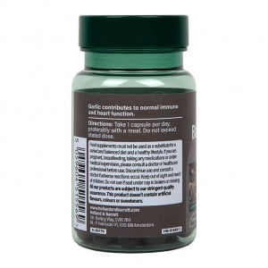 H&B Usturoi negru (fermentat) 6000mg 30 capsule doza