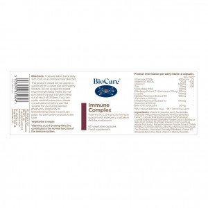 Immune Complex 60Vcaps, BioCare - Img 2