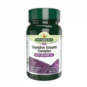 NaturesAid Enzime Digestive 60 tablete