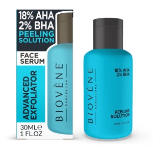 PEELING SOLUTION 18% AHA + 2% BHA Facial Serum Treatment 30ml, Biovene Cosmetics